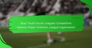 Boys’ Youth Soccer Leagues: Competitive balance, Player retention, League organisation